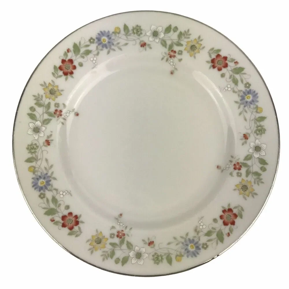 International China Cotillion York 3835 Set of 5 Salad Plates 7.5